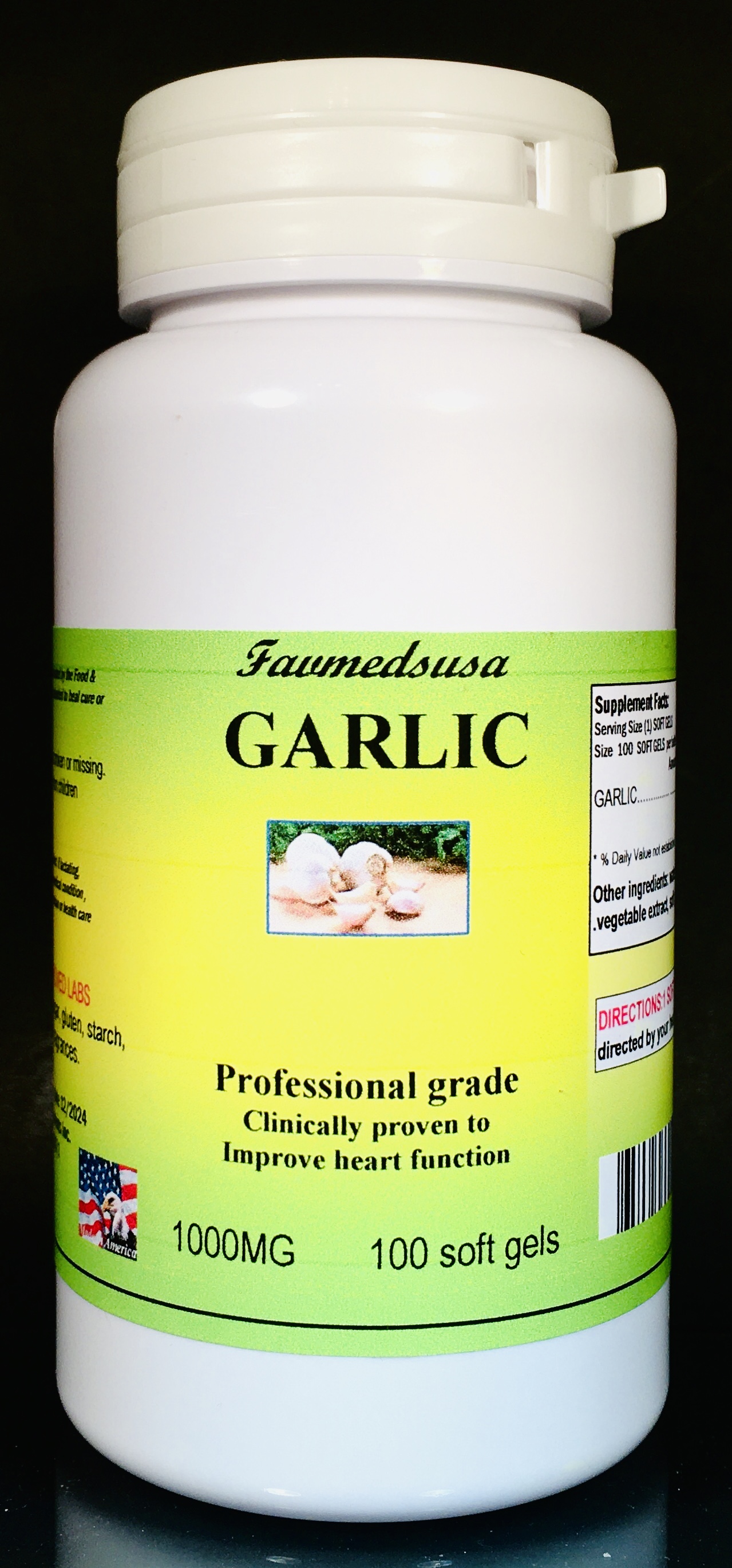 Garlic 1000mg - 100 soft gels